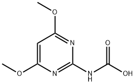 Carbamic acid, (4,6-dimethoxy-2-pyrimidinyl)- (9CI) Structure