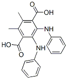 2,5-二[(4-甲基苯基)氨基]-1,4-苯二甲酸, 10291-28-8, 结构式