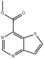 Methyl thieno[3,2-d]pyrimidine-4-carboxylate Struktur