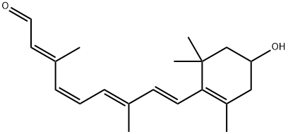 rac 11-cis-3-Hydroxy Retinal Structure