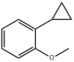 1-シクロプロピル-2-メトキシベンゼン 化学構造式