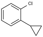 Benzene, 1-chloro-2-cyclopropyl-,10292-67-8,结构式