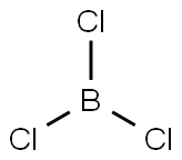 Boron trichloride Structure