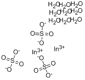 硫酸铟,九水, 10294-68-5, 结构式