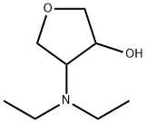 TRANS-4-(DIETHYLAMINO)TETRAHYDROFURAN-3-OL Struktur