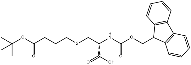 (R)-FMOC-2-氨基-3-(3-叔丁氧基羰基丙基)丙酸,102971-73-3,结构式