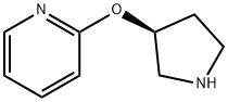 (S)-2-(3-吡咯烷氧基)吡啶, 1029805-88-6, 结构式