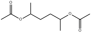 2,5-ジアセトキシヘキサン 化学構造式