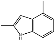 2,4-ジメチル-1H-インドール 化学構造式