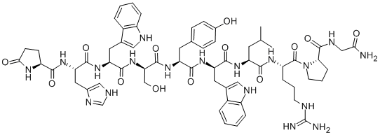 (D-SER4,D-TRP6)-LHRH, 102992-39-2, 结构式