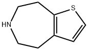 5,6,7,8-TETRAHYDRO-4H-THIENO[2,3-D]AZEPINE,102997-01-3,结构式