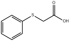 (フェニルチオ)酢酸 化学構造式