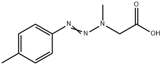 [1-methyl-3-(4-methylphenyl)triazen-2-yl]acetic acid Structure
