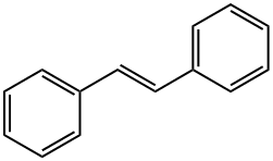 trans-スチルベン 化学構造式