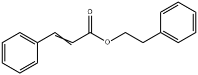 3-フェニルプロペン酸フェネチル 化学構造式