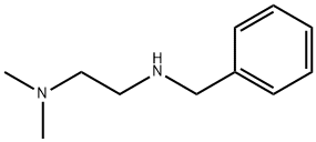 N'-ベンジル-N,N-ジメチル-1,2-エタンジアミン 化学構造式
