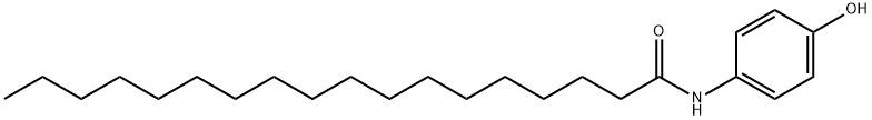 N-(4-ヒドロキシフェニル)オクタデカンアミド 化学構造式