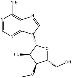 3'-O-メチルアデノシン 化学構造式