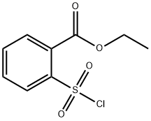 Benzoic acid, 2-(chlorosulfonyl)-, ethyl ester (9CI) Structure