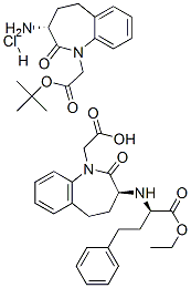 (S)-3-Amino-2,3,4,5-Tetrahydro-2-Oxo-1H-1-Benzazepine-1-AceticAcid1,1-DimethylEthylEster,BenazeprilHcl Struktur