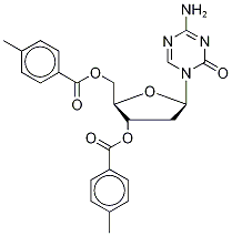 3',5'-二对甲苯甲酰氧基-2-脱氧-5-氮杂胞苷 结构式