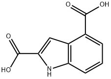 吲哚-2,4-二甲酸, 103027-96-9, 结构式