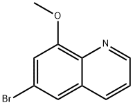 6-溴-8-甲氧基喹啉, 103028-32-6, 结构式