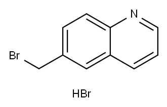 6-溴甲基喹啉(HBR),103030-25-7,结构式