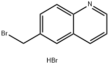 6-溴甲基喹啉(HBR),103030-25-7,结构式