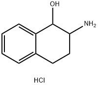 2-AMINO-1,2,3,4-TETRAHYDRO-NAPHTHALEN-1-OL HYDROCHLORIDE Structure