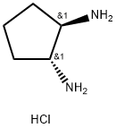 (1R,2R)-trans-1,2-Cyclopentanediamine  dihydrochloride Structure