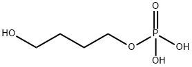 4-hydroxybutyl dihydrogen phosphate  Struktur