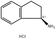 (R)-2,3-ジヒドロ-1H-インデン-1-アミン塩酸塩 化学構造式