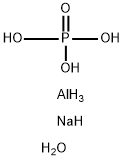 四水合磷酸铝钠, 10305-76-7, 结构式