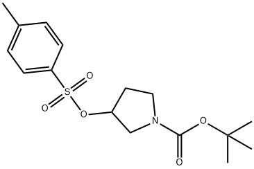 1-BOC-3-(TOLUENE-4-SULFONYLOXY)-PYRROLIDINE Structure