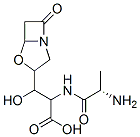 2-(L-Alanylamino)-3-(7-oxo-4-oxa-1-azabicyclo[3.2.0]heptan-3-yl)-3-hydroxypropionic acid Structure