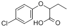 2-(4-クロロフェノキシ)酪酸 化学構造式