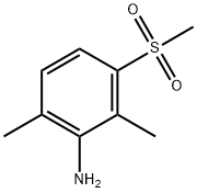 2,6-DIMETHYL-3-(METHYLSULFONYL)ANILINE
 Struktur