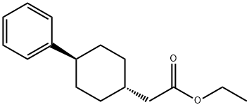 乙基2 - ((1R,4R)-4-苯基环己基)乙酸乙酯,1031336-66-9,结构式