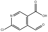 6-氯-4-甲酰烟酸, 1031433-06-3, 结构式