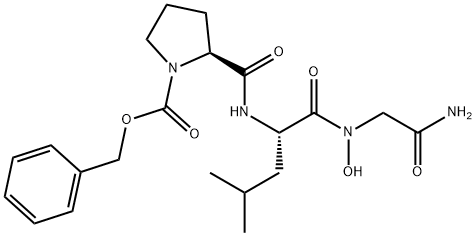 N-CBZ-PRO-LEU-GLY HYDROXAMATE Structure
