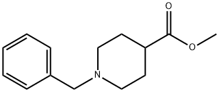 METHYL 1-BENZYLPIPERIDINE-4-CARBOXYLATE Struktur