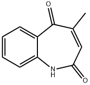 4-メチル-1H-1-ベンゾアゼピン-2,5-ジオン 化学構造式