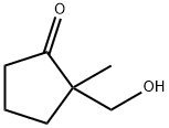 2-(HYDROXYMETHYL)-2-METHYLCYCLOPENTANONE 结构式