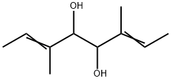 3,6-Dimethyl-2,6-octadiene-4,5-diol Struktur
