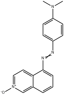 5-[[p-(Dimethylamino)phenyl]azo]isoquinoline 2-oxide,10318-23-7,结构式