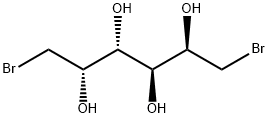 ジブロモズルシトール 化学構造式