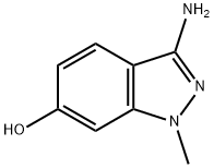 1-甲基-3-氨基-6-羟基吲唑,1031876-62-6,结构式