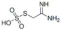 Thiosulfuric acid hydrogen S-(2-amino-2-iminoethyl) ester Structure