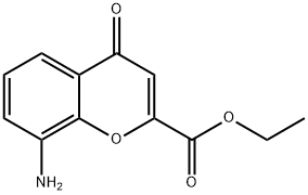 ethyl 8-aMino-4-oxo-4H-chroMene-2-carboxylate Structure